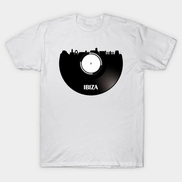 Ibiza - Spain Vinyl T-Shirt by Ferrazi